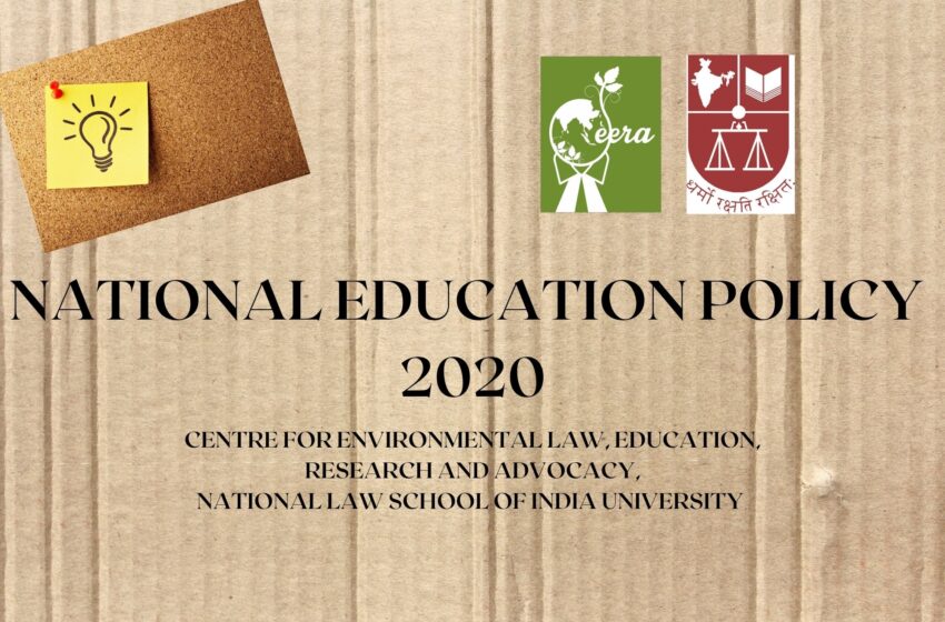  LEGAL EDUCATION AND NATIONAL EDUCATION POLICY 2020