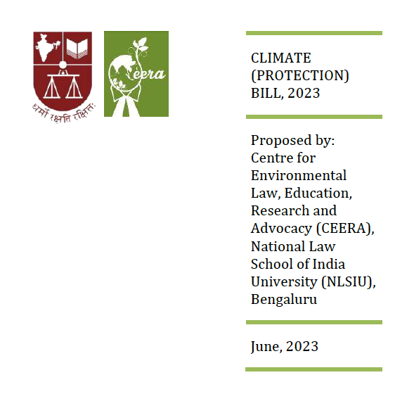  CEERA-NLSIU Draft Climate Protection Bill 2023